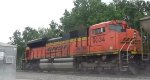 BNSF coal train DPU